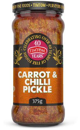 TimTom - Carrot & Chilli Pickle - 375g - Jalpur Millers Online
