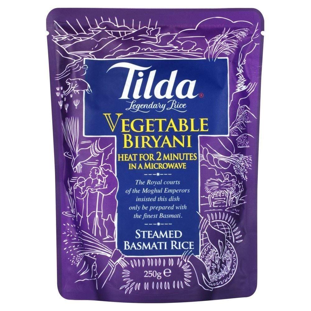 Tilda Steamed Basmati Vegetable Biryani Rice - 250g - Jalpur Millers Online