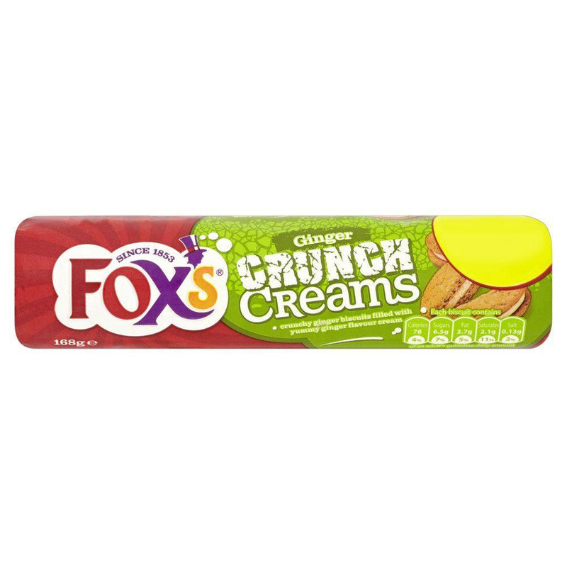Fox's Ginger Crunch Cream - 168g - Jalpur Millers Online