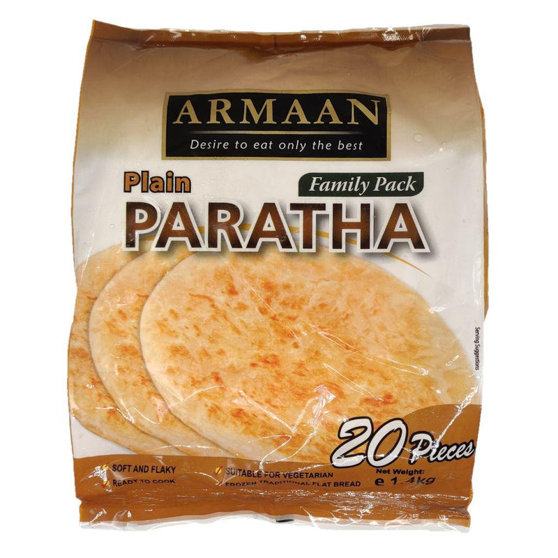 Armaan - Frozen Plain Paratha - (20pcs) - 1.4kg - Jalpur Millers Online