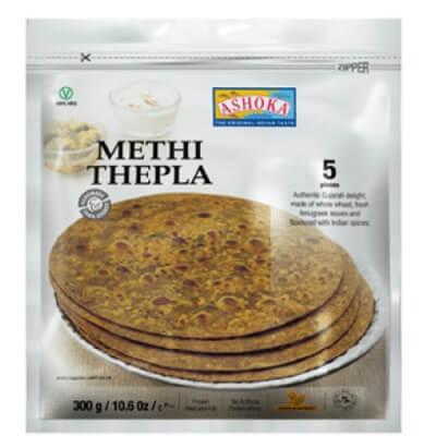 Ashoka - Frozen Methi Thepla - (5pcs) - 400g - Jalpur Millers Online