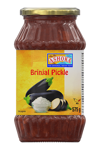Ashoka - Brinjal Pickle - (aubergine pickle - mild) - 575g - Jalpur Millers Online