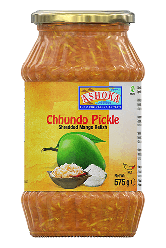Ashoka - Shredded Mango Pickle - (chhundo pickle - mild) - 575g - Jalpur Millers Online
