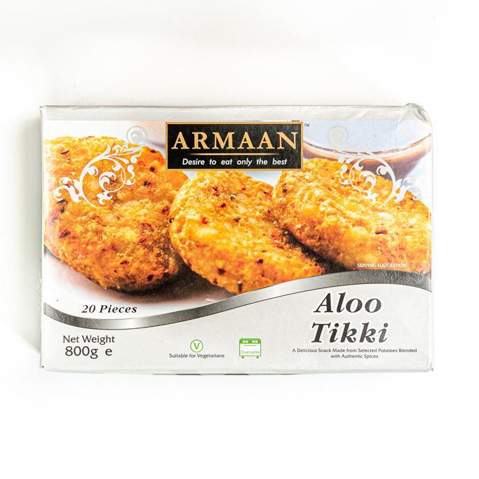 Armaan  - Frozen Aloo Tikki - (20pcs) - 800g - Jalpur Millers Online
