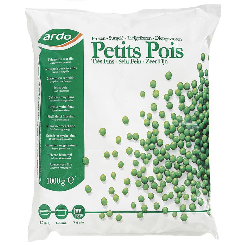 Ardo - Frozen Petits Pois - (peas) - 1kg - Jalpur Millers Online