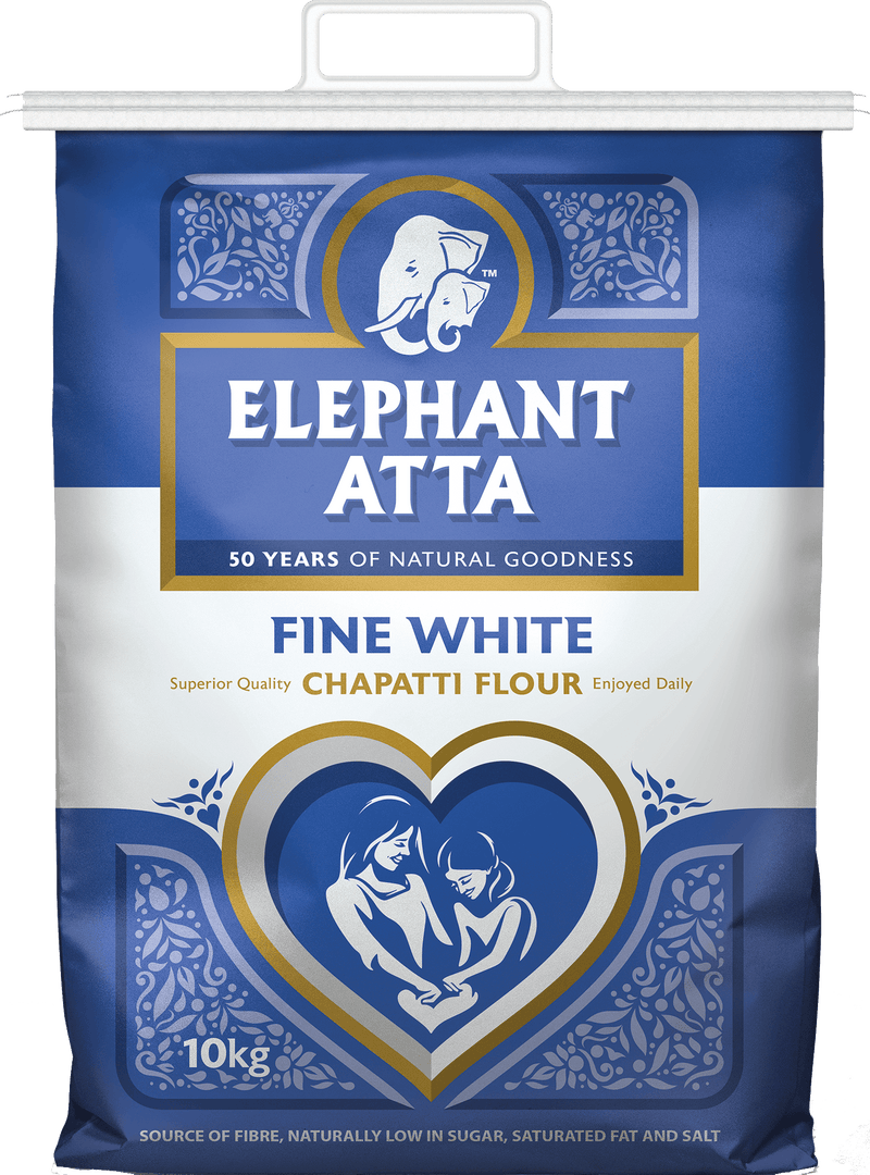 Elephant Atta Fine White Chapatti Flour - 10kg - Jalpur Millers Online