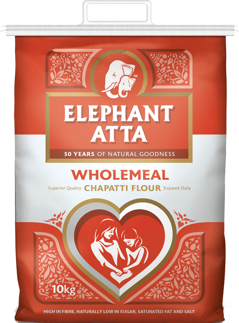 Elephant - Wholemeal Chapatti Flour - (wholemeal atta) - 10kg - Jalpur Millers Online