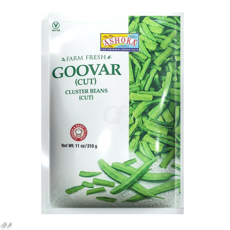 Ashoka - Frozen Cut Goovar - (cluster beans cut) - 310g - Jalpur Millers Online