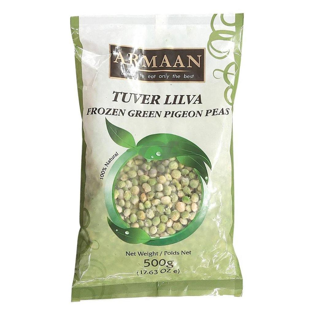 Armaan - Frozen Tuver Lilva - (green pigeon peas) - 500g - Jalpur Millers Online