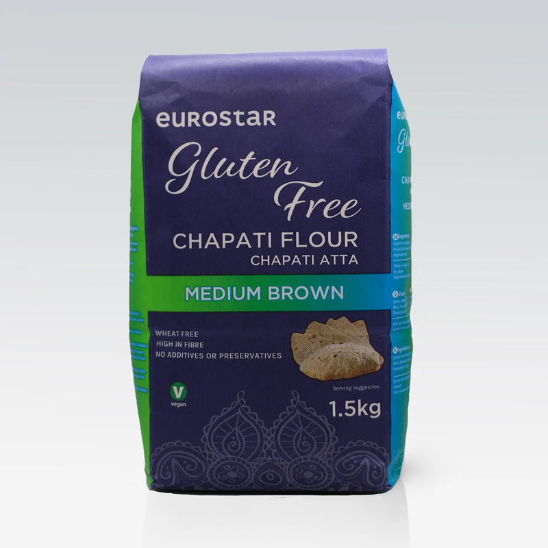 Eurostar - Gluten Free Medium Brown Chapatti Flour - 1.5kg