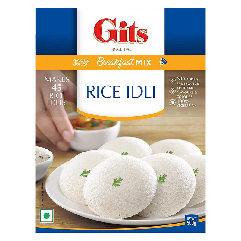 Gits - Rice Idli - (ready to cook savoury rice cake dry mix) - 500g - Jalpur Millers Online