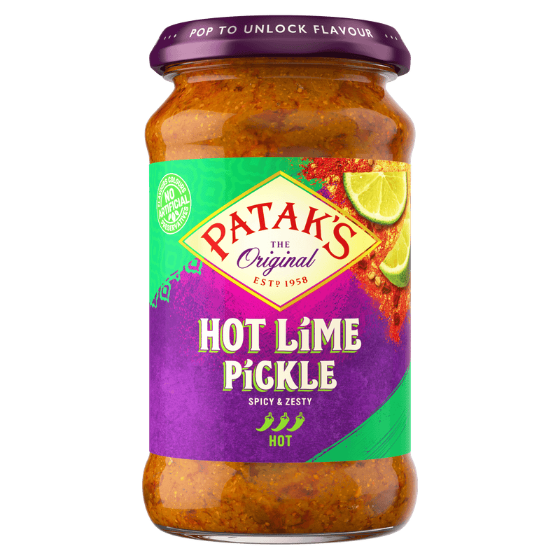 Patak's Hot Lime Pickle - 283g - 2 FOR £4.00 - Jalpur Millers Online