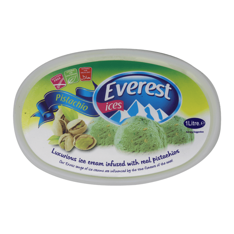 Everest  - Frozen Pistachio Flavour Ice Cream - 1ltr - Jalpur Millers Online