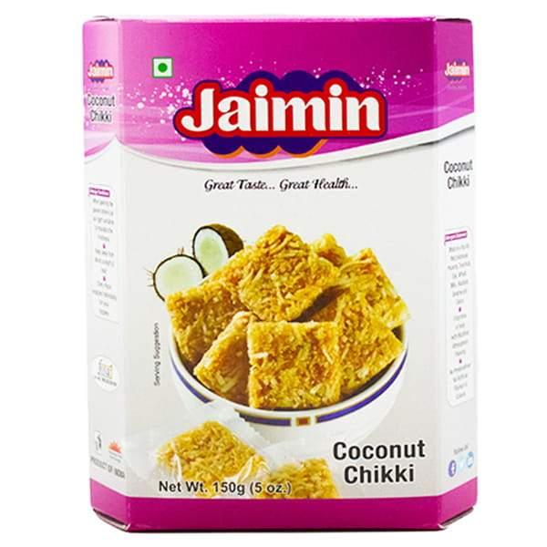 Jaimin Coconut Chikki (coconut brittle) - 150g - Jalpur Millers Online