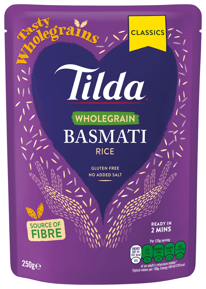 Tilda Steamed Brown Basmati Rice - 250g - Jalpur Millers Online