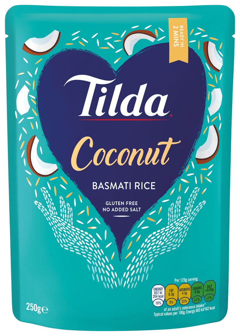 Tilda Steamed Basmati Coconut Rice - 250g - Jalpur Millers Online