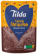 Tilda Steamed Basmati Mexican Chilli & Bean Rice - 250g - Jalpur Millers Online