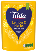 Tilda Steamed Basmati Lemon & Herbs Rice - 250g - Jalpur Millers Online