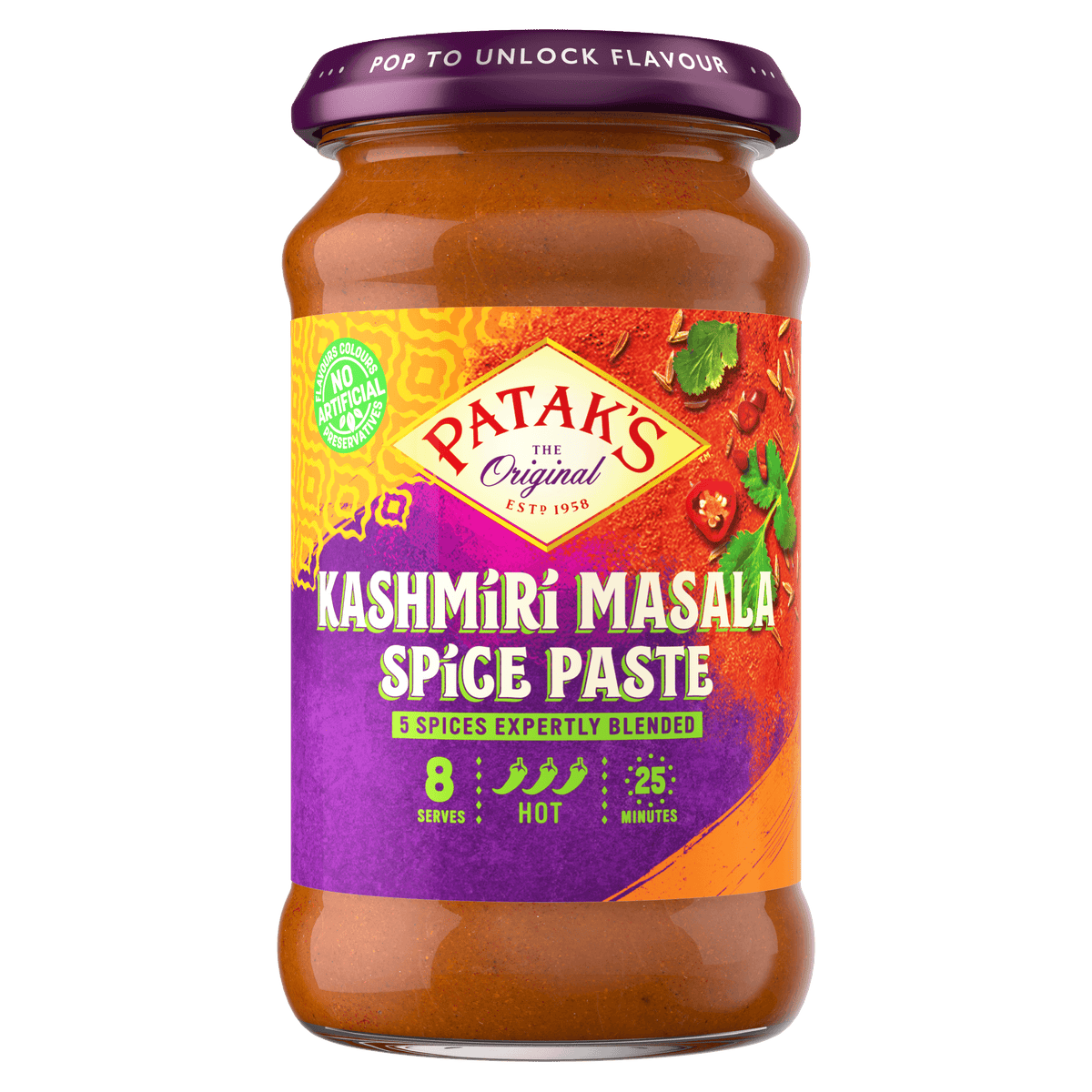 Patak's Kashmiri Masala Paste - 295g - 2 FOR £4.00 - Jalpur Millers Online