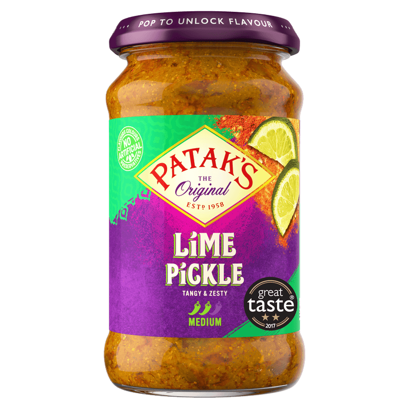 Patak's Lime Pickle - 283g - 2 FOR £4.00 - Jalpur Millers Online