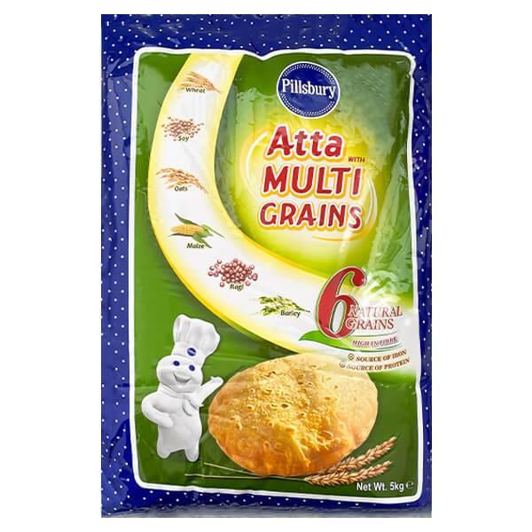 Pillsbury - Multi Grain Atta - 5kg - Jalpur Millers Online