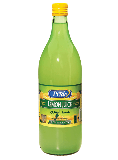 Pride Lemon juice - 1L - Jalpur Millers Online