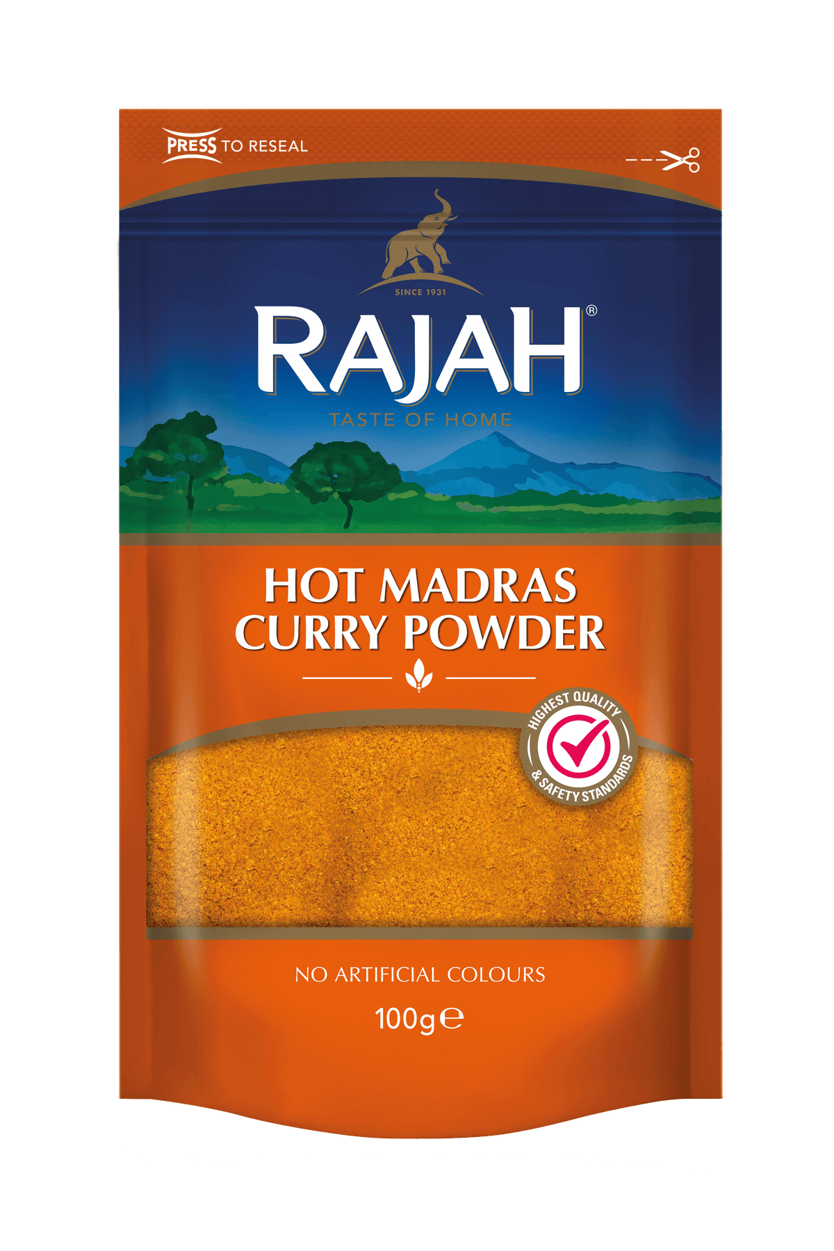 Rajah - Hot Madras Curry Powder - 100g - Jalpur Millers Online