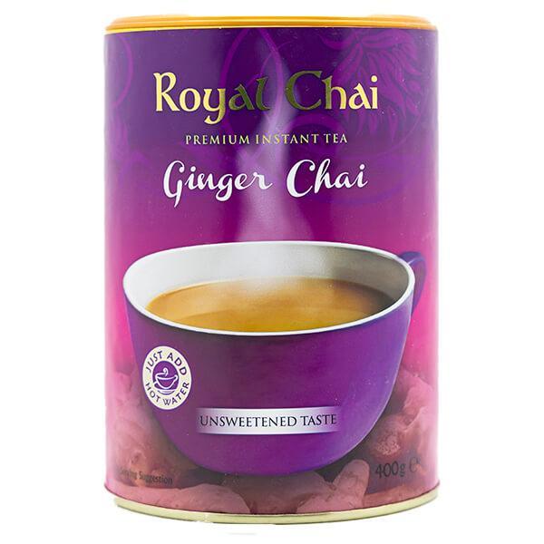 Royal Chai - Ginger Chai Tub (unsweetened) - 400g - Jalpur Millers Online