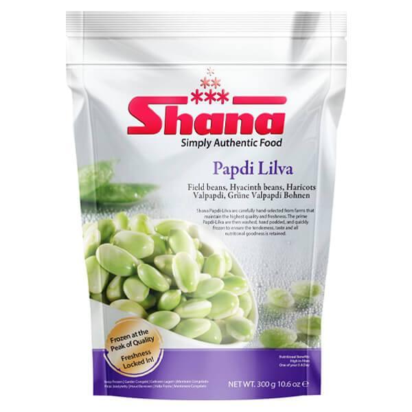 Shana - Frozen Papdi Lilva - (field beans) - 300g - Jalpur Millers Online