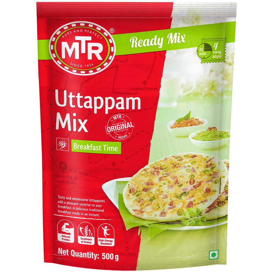 MTR - Uttappam (pan cake mix) - 500g - Jalpur Millers Online