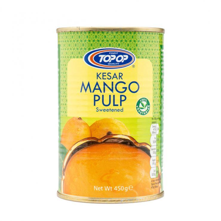 Top Op - Kesar Mango Pulp (sweetened) - 450g - Jalpur Millers Online