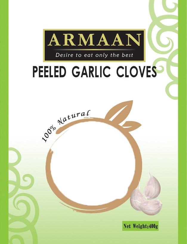 Armaan - Frozen Peeled Garlic Cloves - 400g - Jalpur Millers Online
