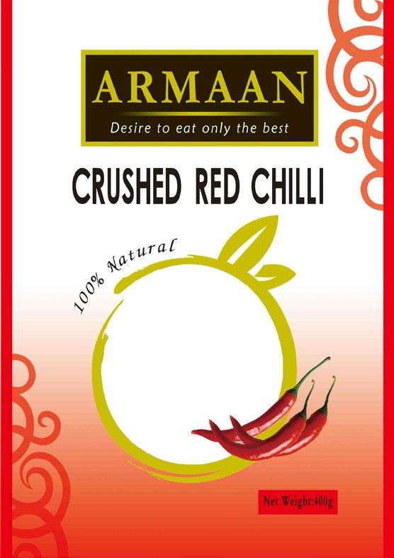 Armaan - Frozen Crushed Red Chilli - 400g - Jalpur Millers Online