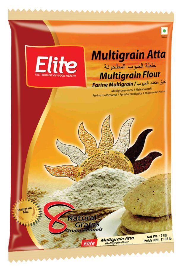 Elite - Multigrain Atta - (8 natural grains) - 5kg - Jalpur Millers Online