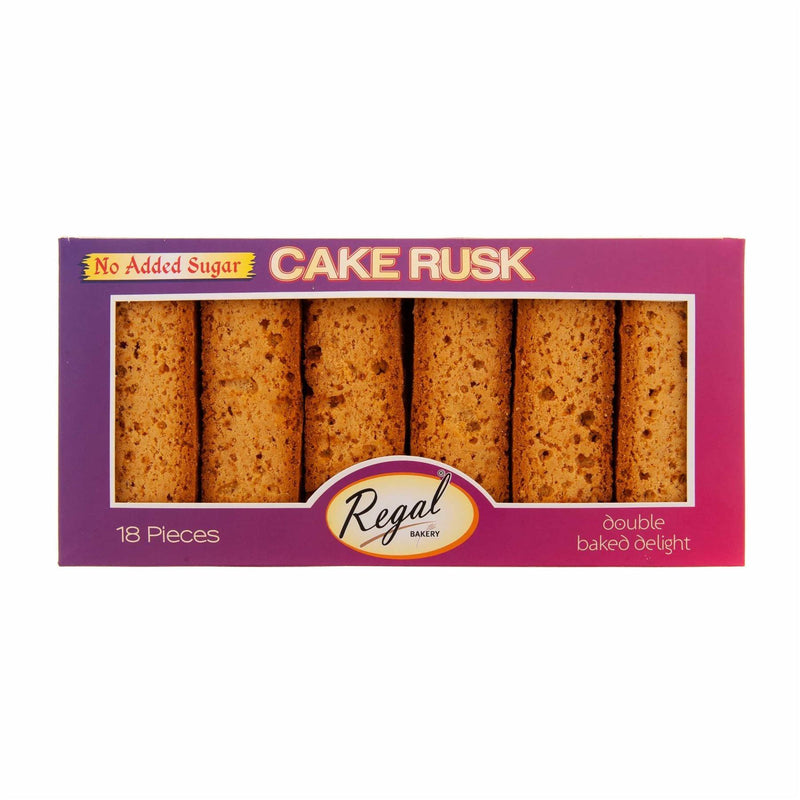 Regal Bakery - Cake Rusk - No added sugar - (18 pieces) - Jalpur Millers Online