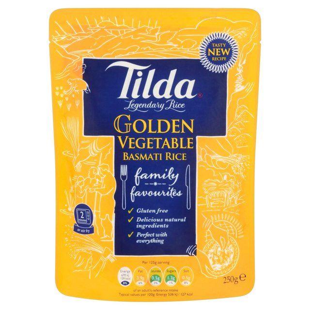 Tilda Steamed Basmati Golden Vegetable - 250g - Jalpur Millers Online