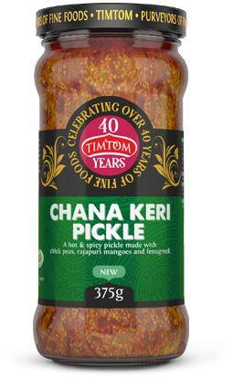 TimTom - Chana Keri Pickle (hot & Spicy pickle made with chick pea, rajapuri mangoes and fenugreek) - 375g - Jalpur Millers Online