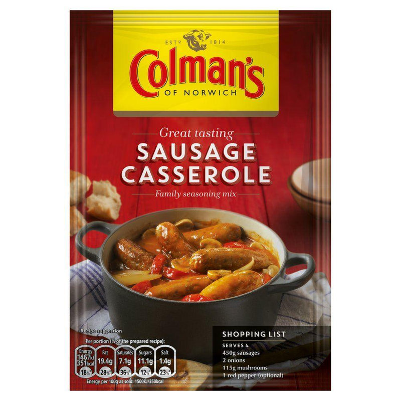 Colman's Sausage Casserole Mix - 39g - Jalpur Millers Online