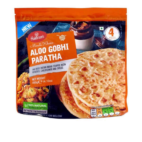 Haldirams - Frozen Aloo Gobi Paratha - (4pcs) - 400g - Jalpur Millers Online