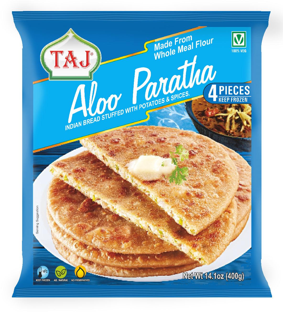 Taj - Frozen Aloo Paratha - (4pcs) - 400g - Jalpur Millers Online