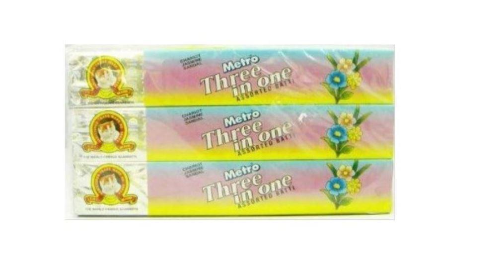 Three In One Assorted batti (Incense Sticks) - (pack of 12) - Jalpur Millers Online