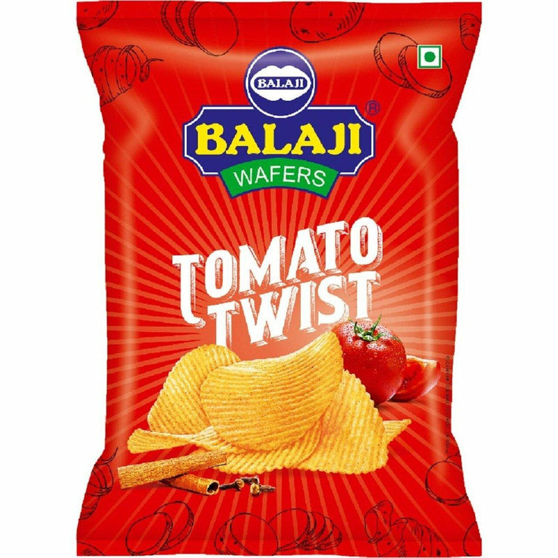 Balaji Tomato Twist (tomato potato wafer) - 40g - Jalpur Millers Online