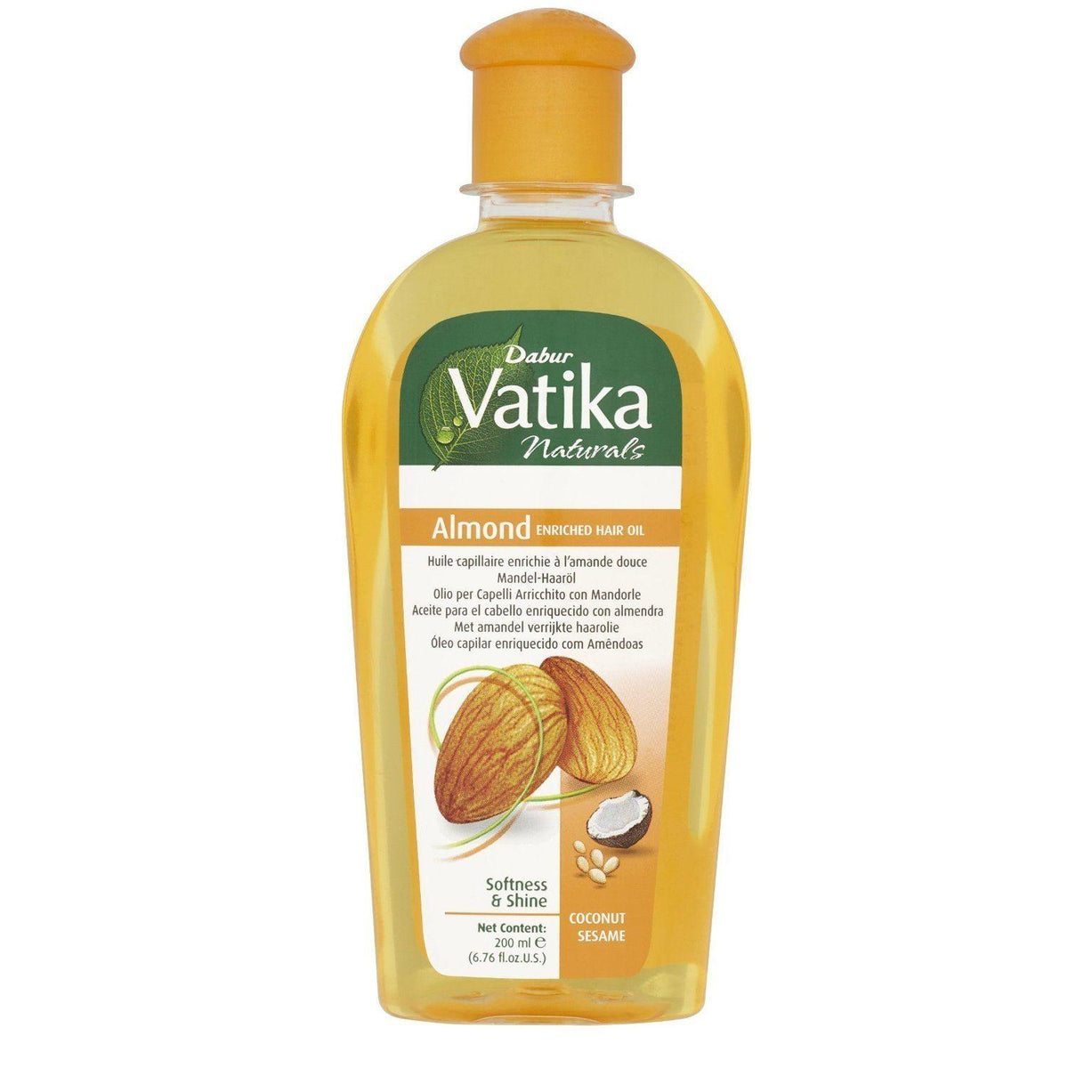 Dabur Vatika Almond Hair Oil - 200ml - Jalpur Millers Online
