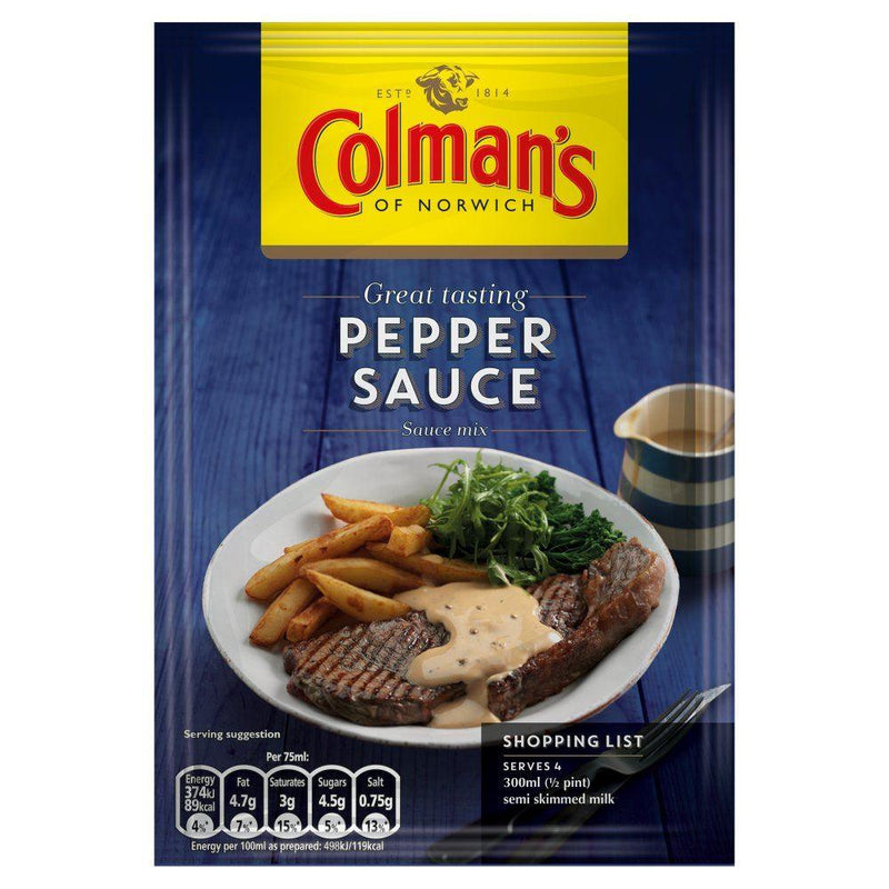 Colman's Pepper Sauce Mix - 40g - Jalpur Millers Online