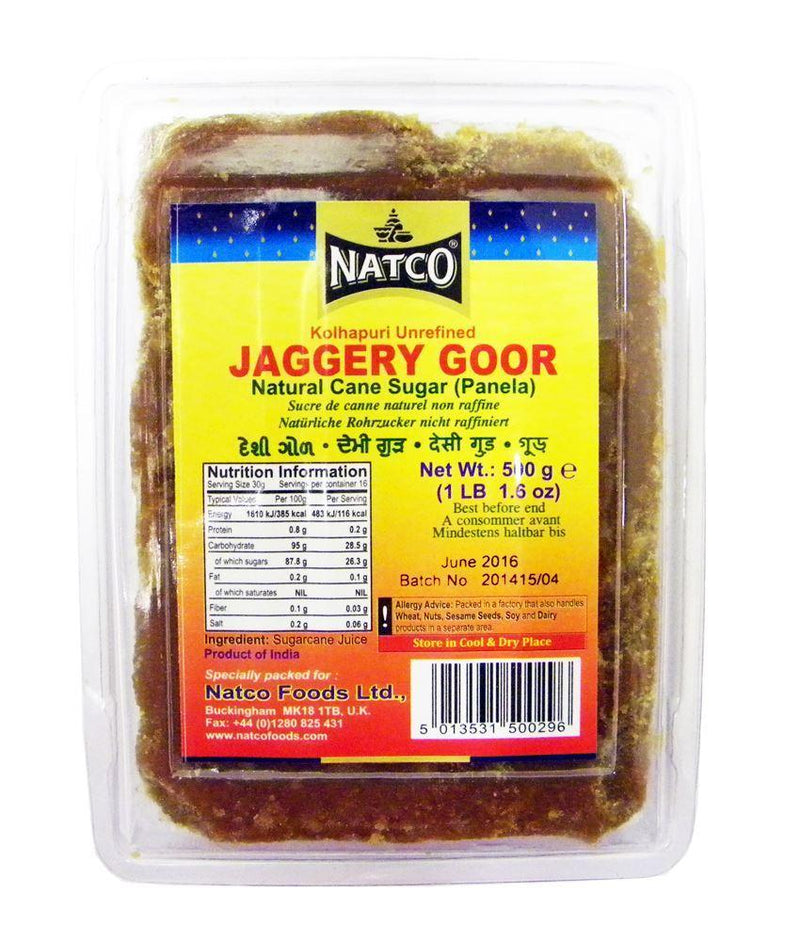 Natco - Jaggery Goor (kolhapuri unrefined) - Panela - Jalpur Millers Online