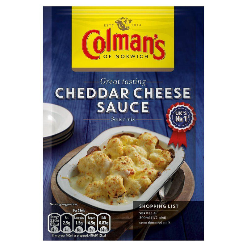 Colman's Cheddar Cheese Sauce Mix - 40g - Jalpur Millers Online