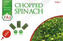 Taj - Frozen Chopped Spinach - 450g - Jalpur Millers Online