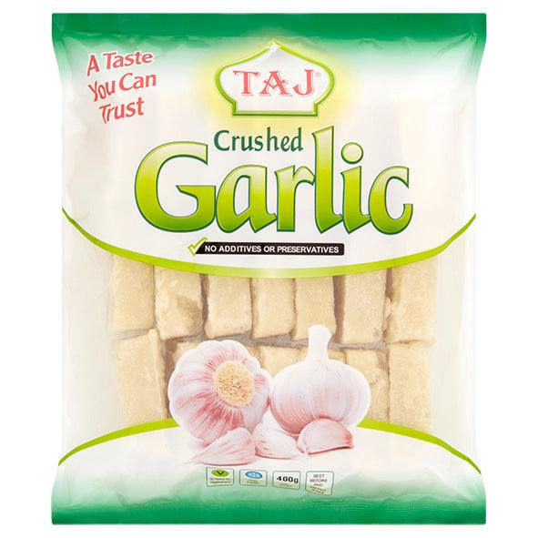Taj - Frozen Crushed Garlic - 400g - Jalpur Millers Online