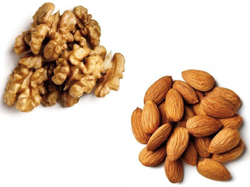 Jalpur Millers Nut Combo Pack - Walnut Kernels 1kg - Almonds 1kg (2 Pack) - Jalpur Millers Online