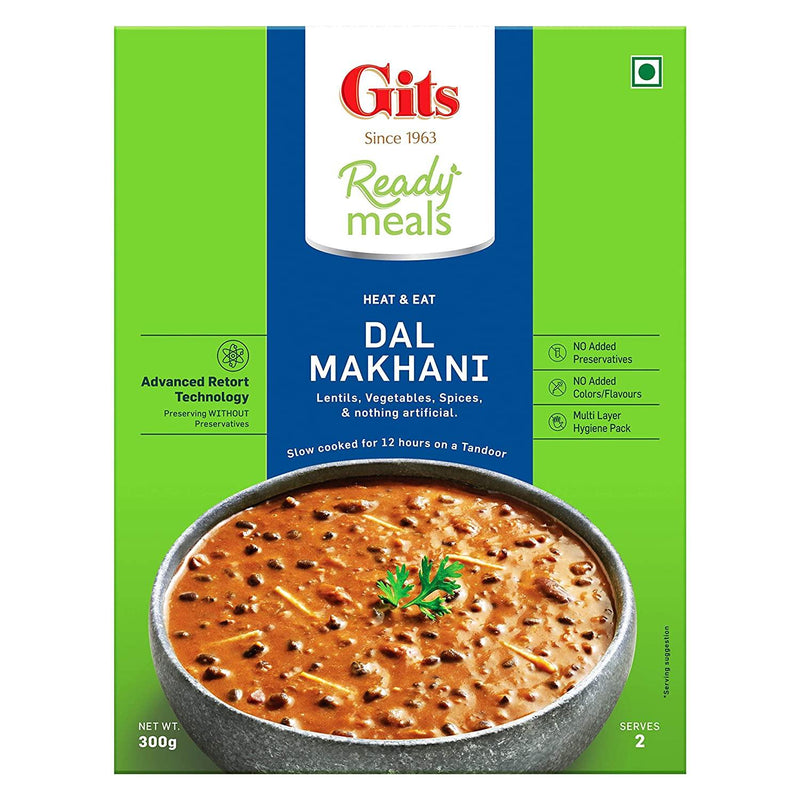 Gits - Dal Makhani (stewed lentils laced with ginger and a touch of spice) 300g - Jalpur Millers Online